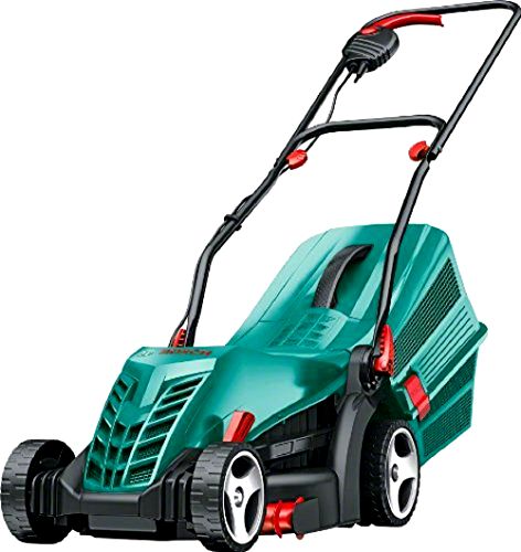 记录最优电法Mower Bosch Rotak 34R电草坪Mower